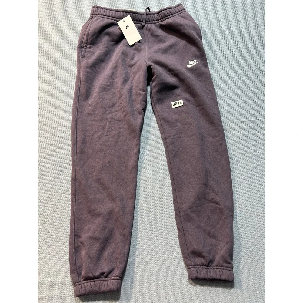 Nike‎ Sportswear Club Fleece Joggers Mens Sz M Purple